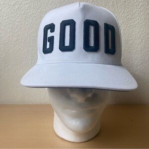 Good Good Fighting For Par Golf Hat White Embroidered Spell Out Cap